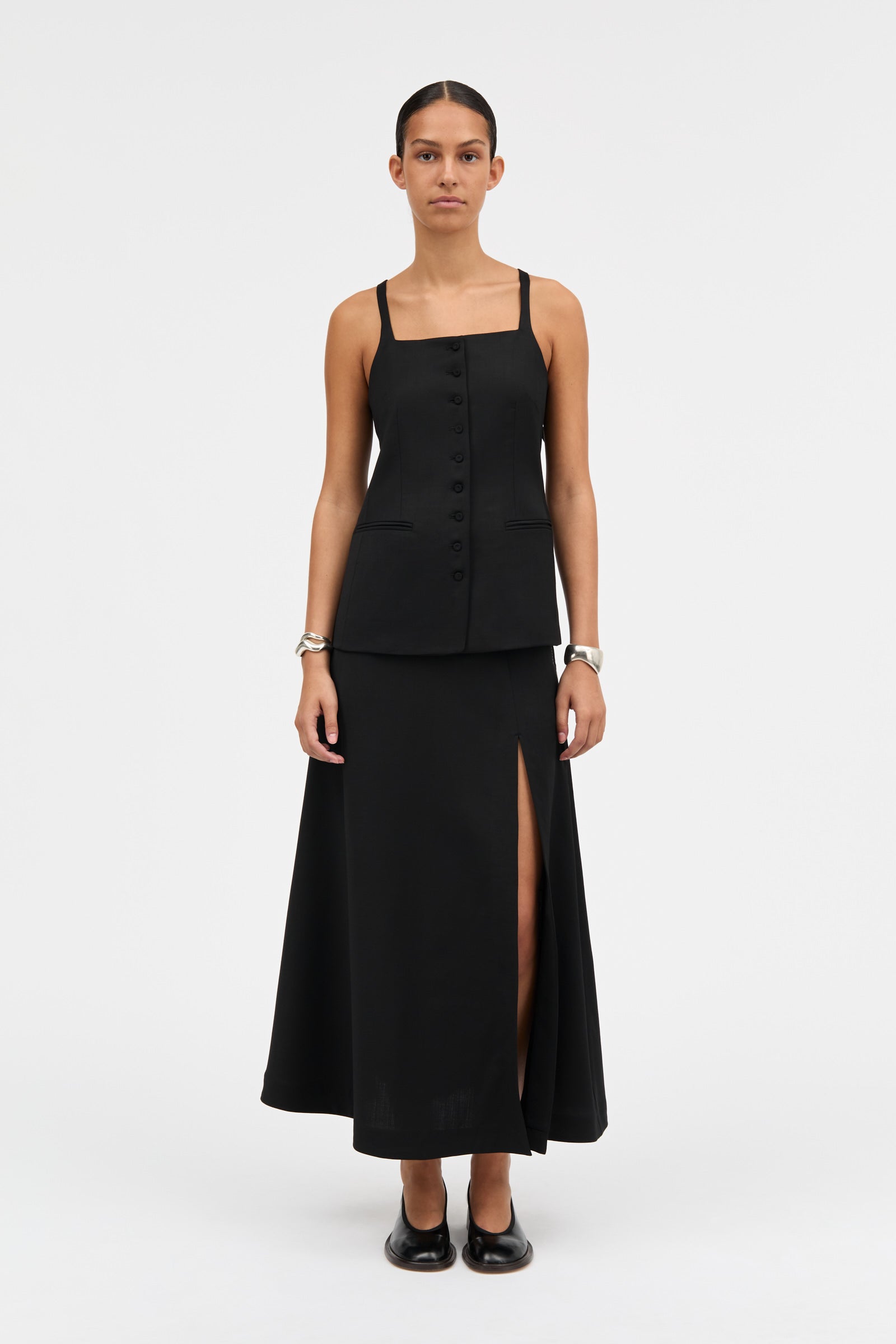 MKDT Studio TRUE SOFT WOOL Blouses BLACK