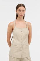 MKDT Studio TRUE SOFT WOOL Blouses SAND