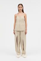MKDT Studio TRUE SOFT WOOL Blouses SAND