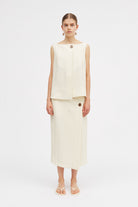 MKDT Studio Tais Top Blouses CREAM