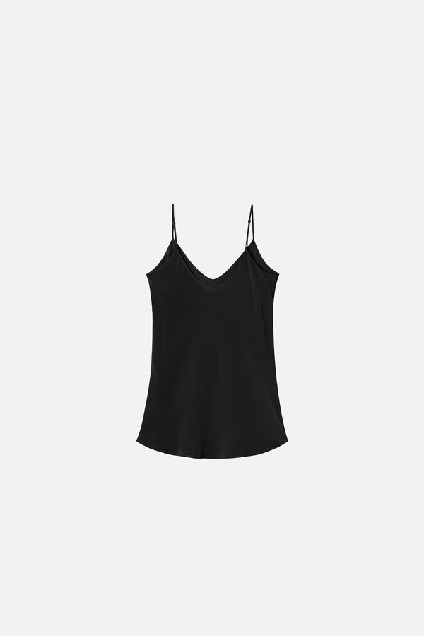 Mark Kenly Domino Tan Talia Crepe De Chine Tops BLACK