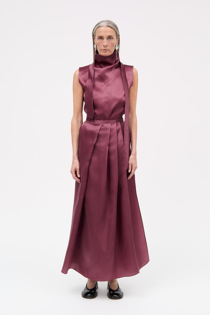 MKDT Studio Tasha-atelier Silk Blouses BERRY