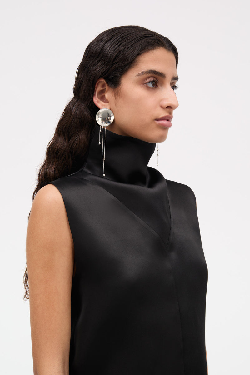 MKDT Studio Tasha-atelier Silk Blouses BLACK