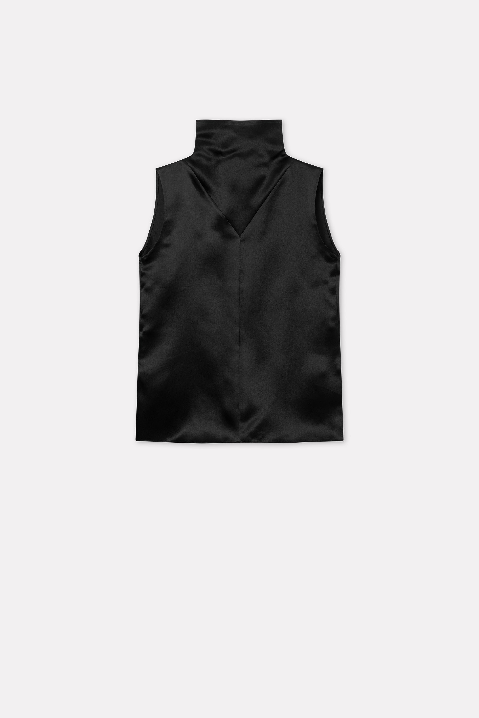 MKDT Studio Tasha-atelier Silk Blouses BLACK
