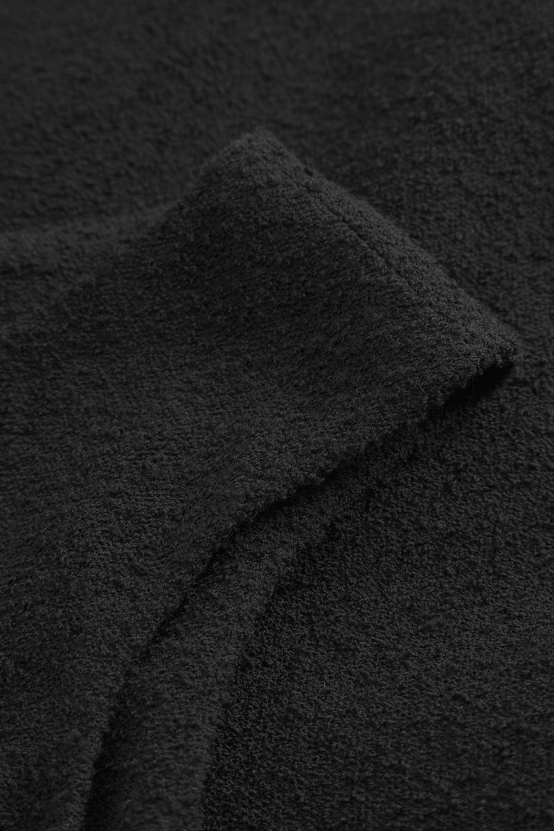 Mark Kenly Domino Tan Tishi-atelier Wool Boucle Blouses DARK BROWN