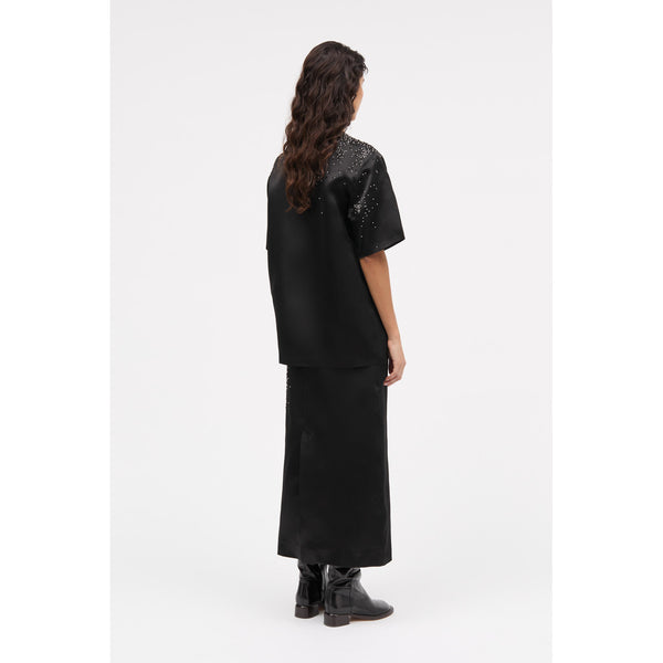 MKDT Studio Toshi-atelier Silk Blouses BLACK