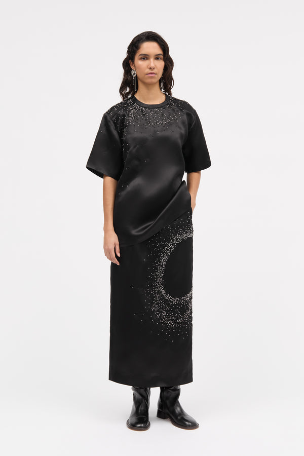MKDT Studio Toshi-atelier Silk Blouses BLACK