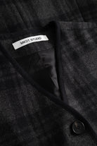MKDT Studio VIENNA CHECK VEST Vest BLACK