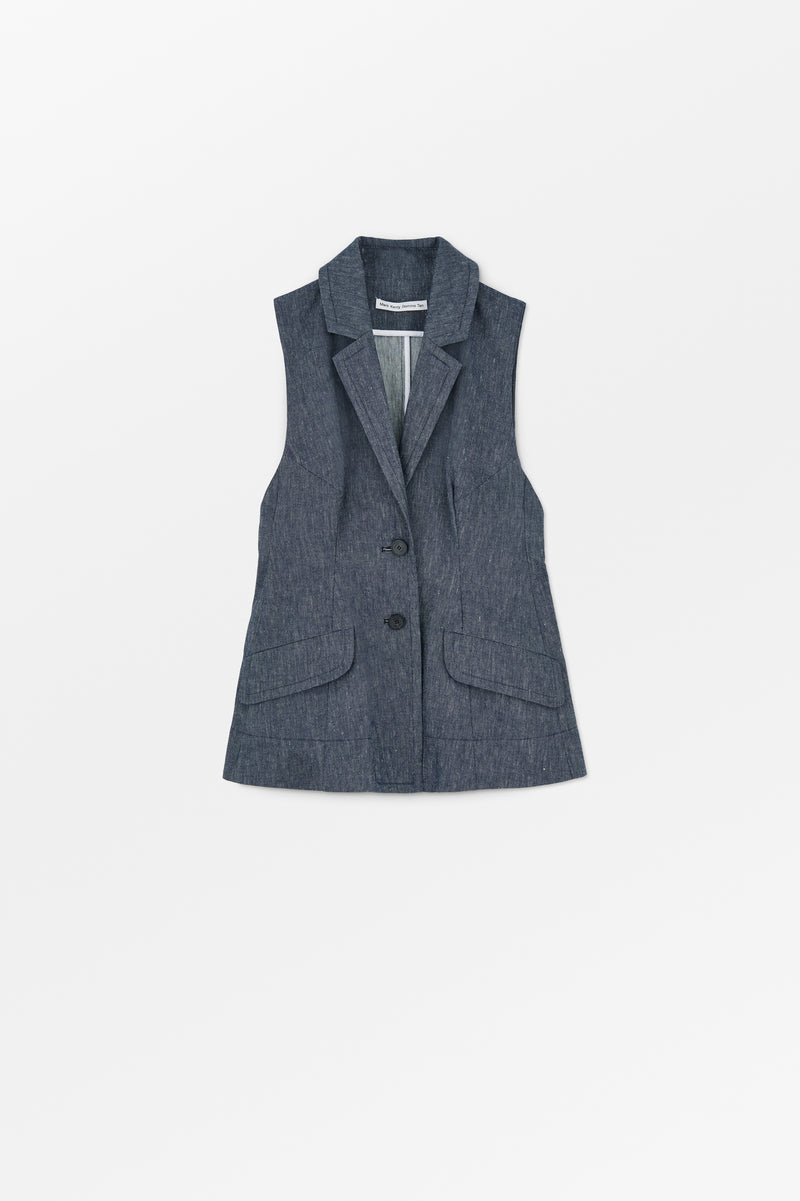 Vika Vest Navy