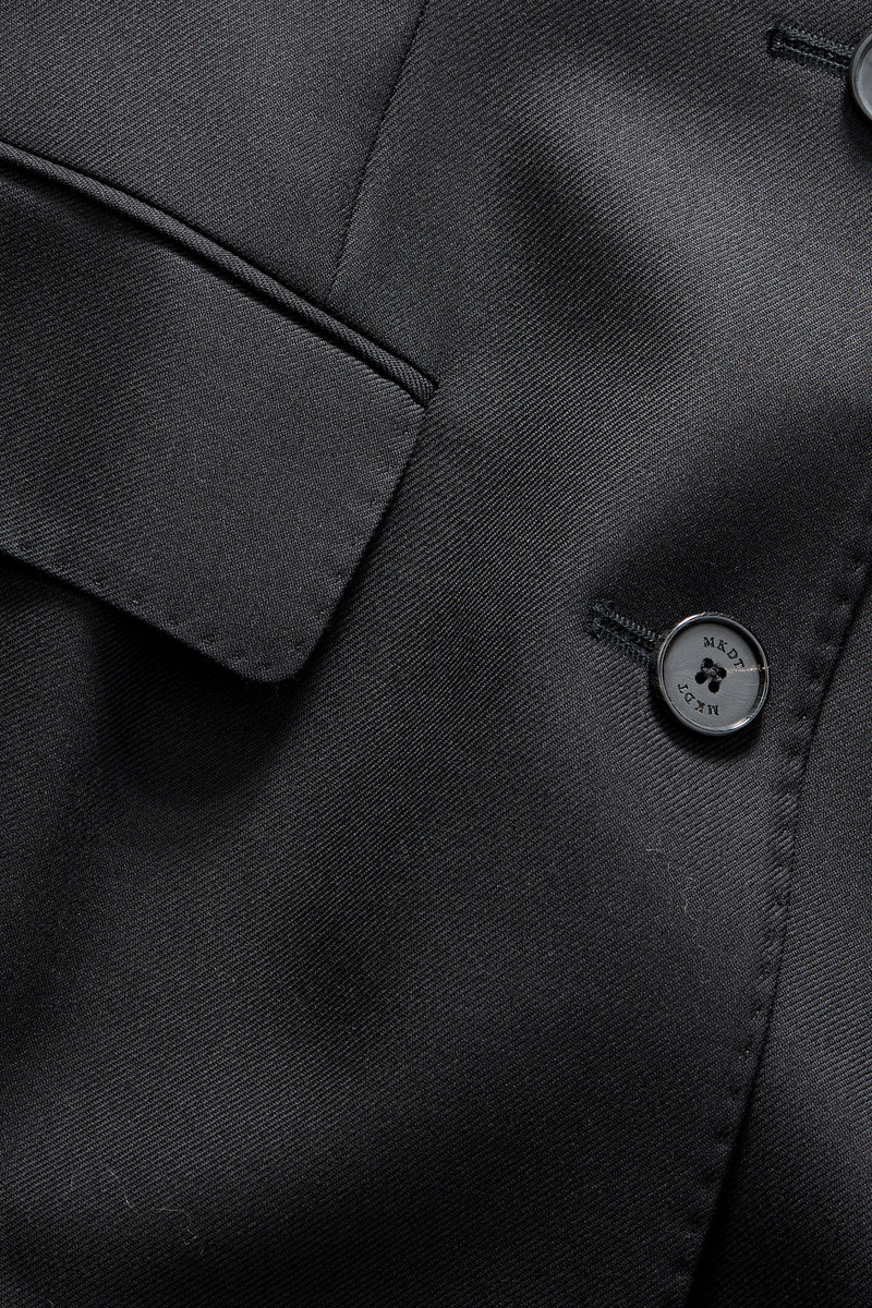 MKDT Studio Violetta Eco Wool Twill Vest BLACK