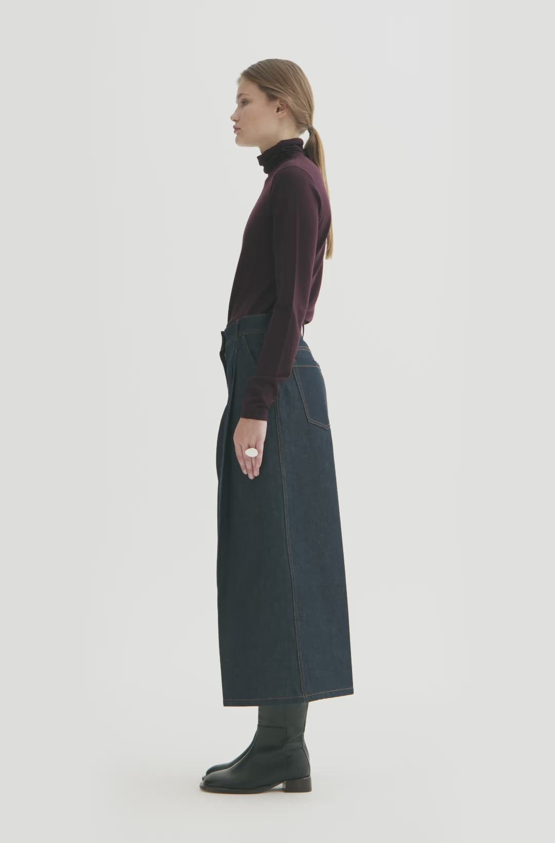 MKDT Studio PIVELLA BLUE DENIM Pants BLUE DENIM