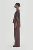 MKDT Studio PALMIRA CREPE GEORGETTE Pants BURGUNDY