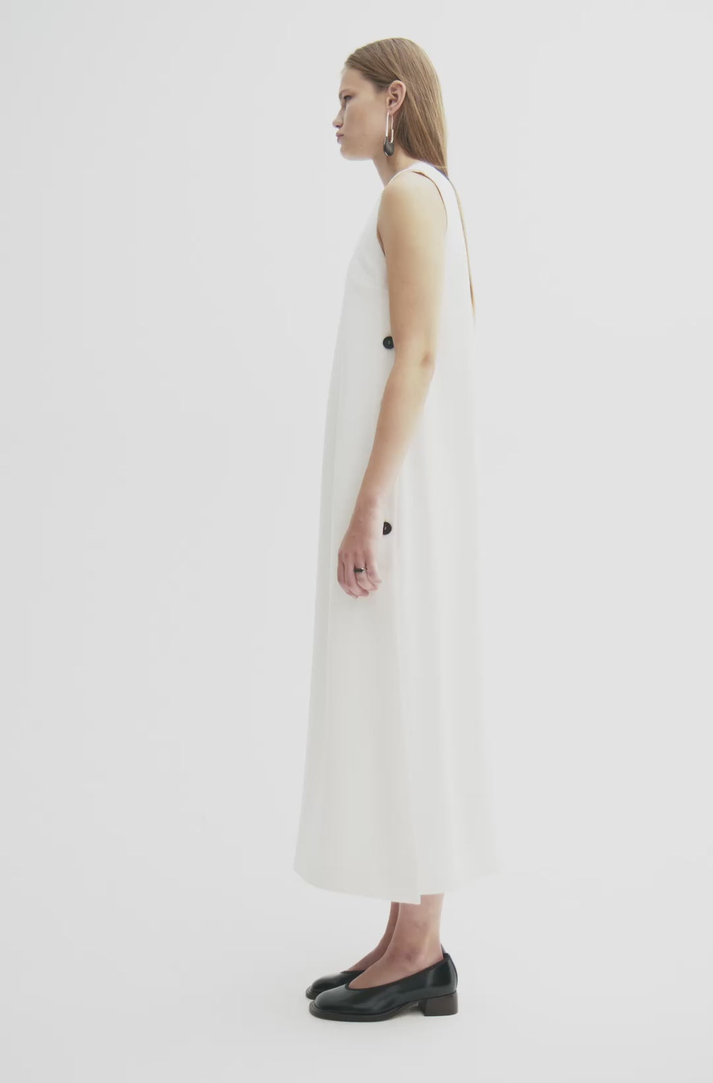 MKDT Studio DANNA CREPE GEORGETTE Dresses IVORY