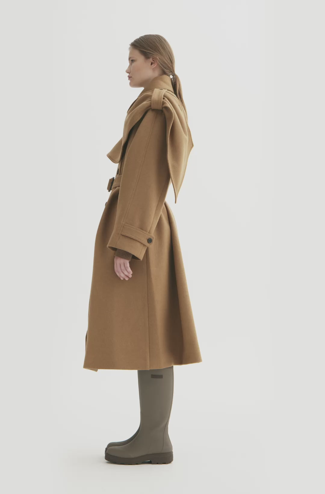 MKDT Studio CICELY TWO-LAYERED COAT Coats PRALINE