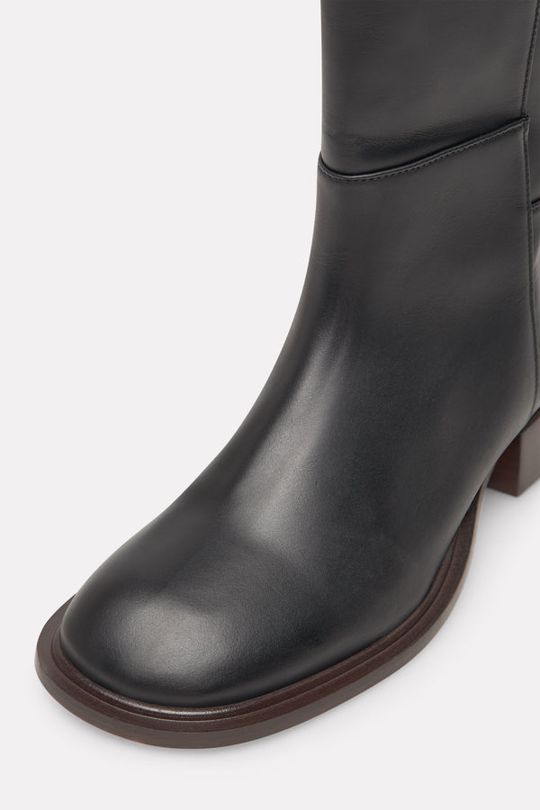 Aneko Smooth Leather - BLACK